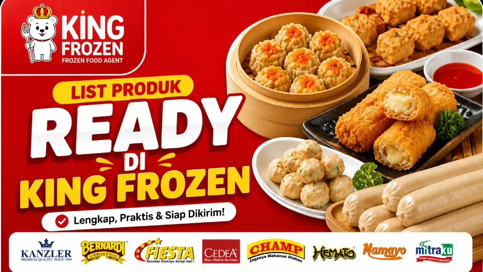 Gambar sampul untuk daftar Daftar Harga & Stok Frozen Food Terbaru | King Frozen Indonesia